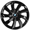 Set 4 Capace Roti 17 inchi (R17), Stig Negru Lucios, Compatibil cu BMW, Autohelix MSA
