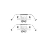 Set accesorii placute frana Delphi LX0406, parte montare : Punte Spate
