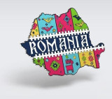 Cumpara ieftin Magnet de frigider din metal - Romania | Magnetella