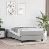 VidaXL Cadru de pat fără saltea, gri deschis, 90x200 cm, textil