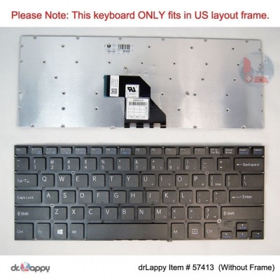 Tastatura Laptop Sony Vaio SVF14A us foto