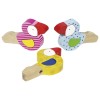 Trompeta Pasare din Lemn Goki, Instrument Muzical Copii, Multicolor, 1 An+