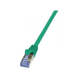 Cumpara ieftin Cablu de retea , Logilink , Cat.6A 10G S/FTP PIMF PrimeLine , 3 m , verde