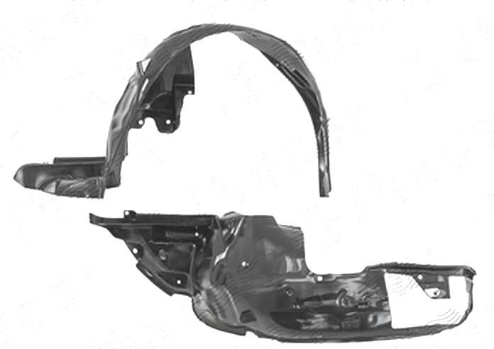 Carenaj aripa interioara, aparatori noroi Subaru Forester (Sh), 01.2008-03.2013, fata, Stanga, polipropilena (PP/PPE); cu spuma antizgomot