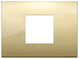 Rama Ornament 2M metal pentru doza de 3M Vimar Arke auriu 19652.07