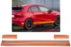 Stickere Laterale Portocaliu Mat MERCEDES Benz Coupe C238 W212 W213 E200 E300 E350 E46 E63 C207 A207 Performance AutoTuning, KITT
