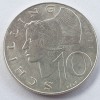 Austria 10 schilling 1971 argint, Europa