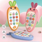 Children&#039;s cartoon early education educational science learning simulation smart phone - color: LB-C102 (carrot rabbit three colors mixed)