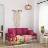 Set de perne decorative, 7 piese, roz, material textil GartenMobel Dekor, vidaXL