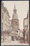 Carte postala, Dinan, La rue de lHorloge, perioada interbelica