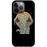 Husa compatibila cu Apple iPhone 13 Pro Max model Cathulu, Silicon, TPU, Viceversa, Transparent, Carcasa