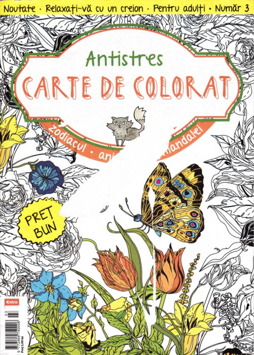 Carte de colorat antistres