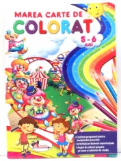 MAREA CARTE DE COLORAT 5-6 ANI , 2015 * PREZINTA 2 PAGINI COLORATE foto