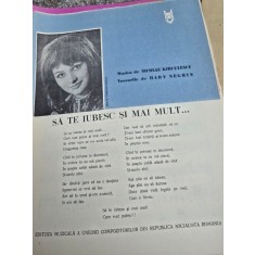 Partitura, Sa te iubesc si mai mult - Nicolae Kirculescu, Hary Negrin