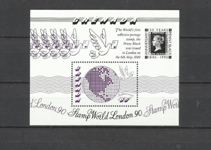 GRENADA 1990 LONDON STAMP EXPO