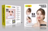Oglinda cosmetica dubla, pentru machiaj cu iluminare LED, efect de lupa,