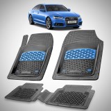Cumpara ieftin Covorase Tavita Cauciuc Compatibile Audi A6 C7 Sedan 2011&ndash;2018 | Blue