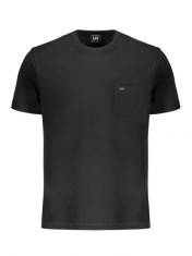 Tricou barba?i cu buzunar ?i decolteu la baza gatului, Negru (Marime: M) foto