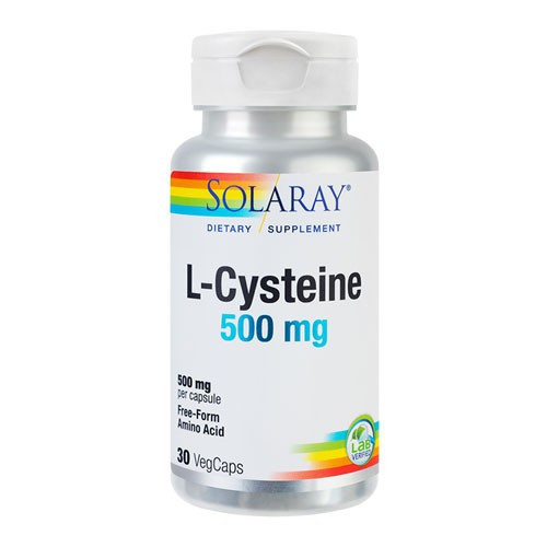 L-Cysteine 500mg, 30cps, Solaray