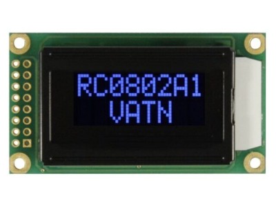 Afişaj LCD alfanumeric 8x2, LED foto