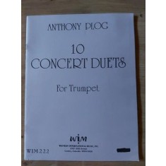 PARTITURA Anthony Plog- 10 concert duets for trumpet