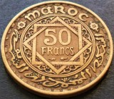 Cumpara ieftin Moneda exotica 50 FRANCI - MAROC, anul 1952 *cod 4319 = Mohammed V, Africa