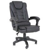 SCAUN TORINO - IMITATIE PIELE NEAGRA