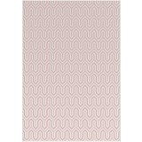 Covor Premium Belgian Model Essenza 48787-526, Marime 120 x 170 cm, Roz, Inaltime Fir 7 mm, Antialergic, Polipropilena, Living, Dormitor, Sufragerie,