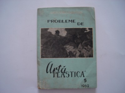 Revista Probleme de arta plastica nr. 5/1962 foto