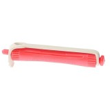 Set 12 bucati bigudiuri din plastic cu elastic pentru permanent Rosu 60 mm x grosime 12 mm