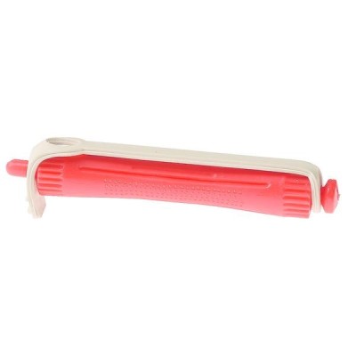Set 12 bucati bigudiuri din plastic cu elastic pentru permanent Rosu 60 mm x grosime 12 mm foto