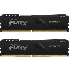 Memorie RAM Kingston Fury Beast, DDR4, 2 x 8GB, 3200Mhz KF432C16BBK2/16