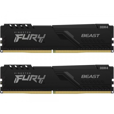 Memorie RAM Kingston Fury Beast, DDR4, 32GB, 3200MHz KF432C16BBK2/32 foto