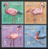 Romania 2021 Mi 7907/10 MNH - Flamingo, Nestampilat