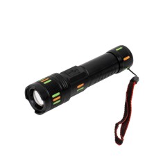 Lanterna de mana LED cu 3 moduri lumina si incarcare USB, 16cm
