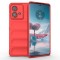 Husa pentru motorola edge 40 neo, antisoc, margini cu striatii, design minimalist, red