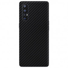 Set Folii Skin Acoperire 360 Compatibile cu Oppo Reno 3 Pro 5G - ApcGsm Wraps Carbon Black