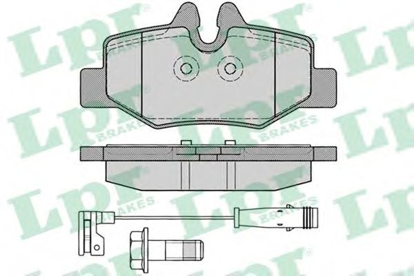 Set placute frana,frana disc MERCEDES VIANO (W639) (2003 - 2016) LPR 05P1246