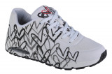 Pantofi pentru adidași Skechers Uno-Spread The Love 155507-WBGY alb, 36, 36.5, 37, 37.5, 38, 38.5, 39, 39.5, 40, 41