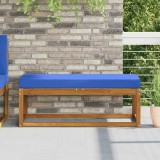 vidaXL Pernă pentru șezut Turcoaz 115 x 40 x 8 cm 100% Polyester 900981