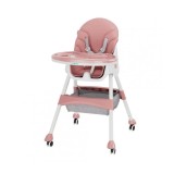 Scaun de masa 2 in 1, pliabil, roz, U-Grow
