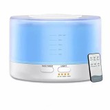 Difuzor aromaterapie cu ultrasunete telecomanda bluetooth muzica lumina LED 7 culori V-Rising VR-WX30S 500 ml alb