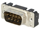 Conector D-Sub 9 Pini Soclu Tată Drept THT UNC 4-40