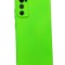 Huse silicon antisoc cu microfibra interior Samsung Galaxy S20 FE Verde Neon