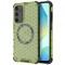 Husa MagSafe pentru Samsung Galaxy A16 5G A166 / A16 4G A165, Techsuit, HoneyComb Shield, Verde