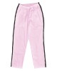 Pantaloni Medicali Pe Stil, Roz cu dunga neagra cu Elastan cu Elastic - 2XL, talia-0-104cm
