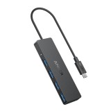 Cumpara ieftin Anker HUB 4, in, 1 , USB, C la 4A USB 3.0, 5Gbps, cablu 0.2m, negru , A8309G11