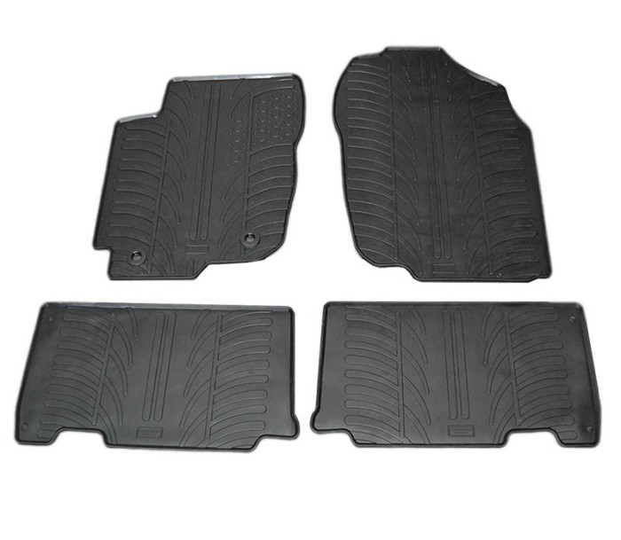 Set covorase auto din cauciuc Toyota RAV4 4x4 2013-01.2019, Negru, Gledring, 4 buc.