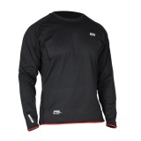 Bluza Moto Termica Oxford Warm Dry Negru, Marimea L, Confort Termic, Anti-Miros, Uscare Rapida