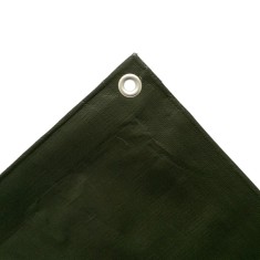 Prelată Verde Impermeabilă 1.5x6m, 210g/m&sup2; - Protecție UV Multifuncțională